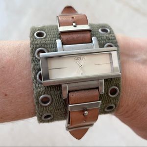 Guess watch military style
